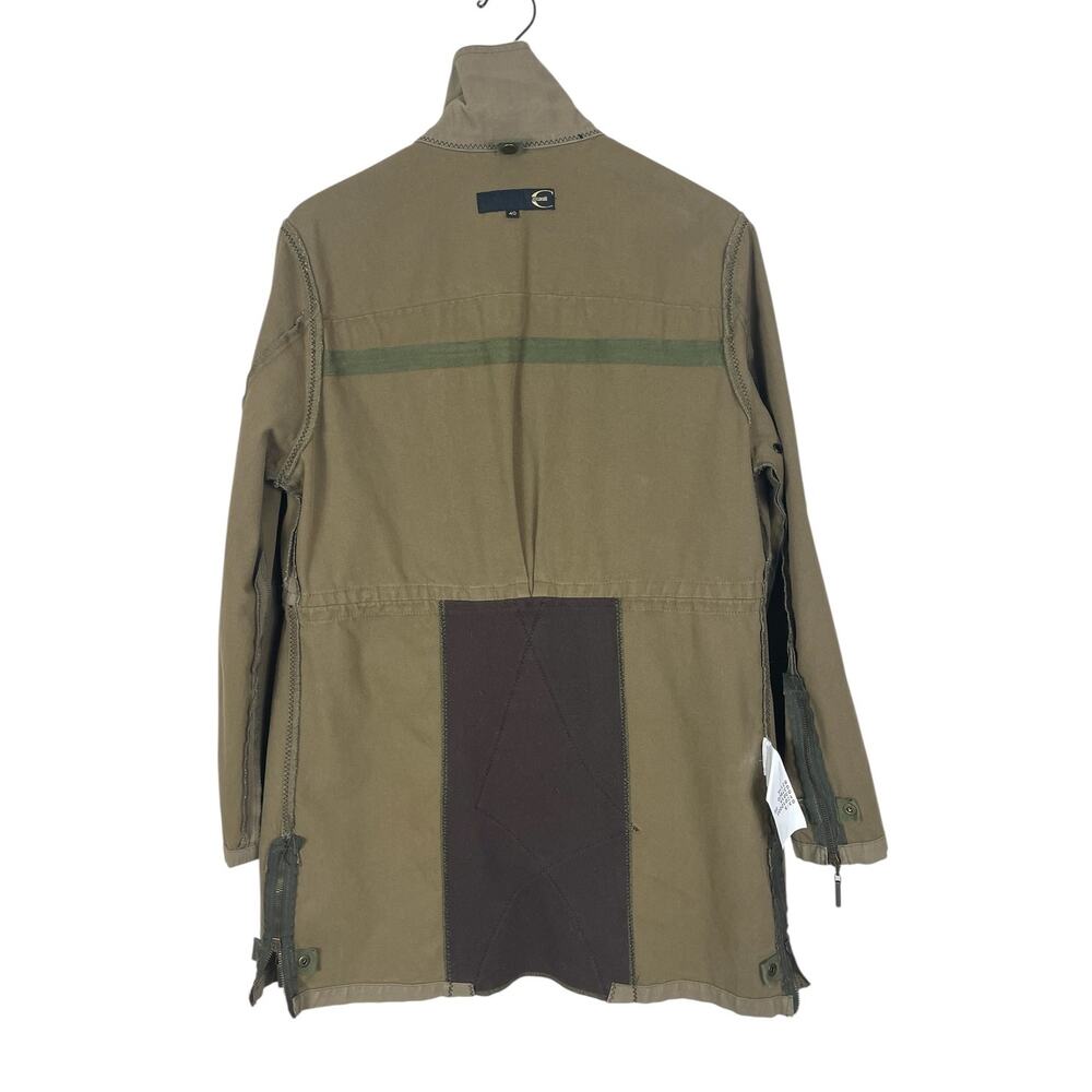 Just Cavalli Military Cargo Jacket Classic Y2K Designer Olive Green Men's Sz 40 - Picture 6 of 16